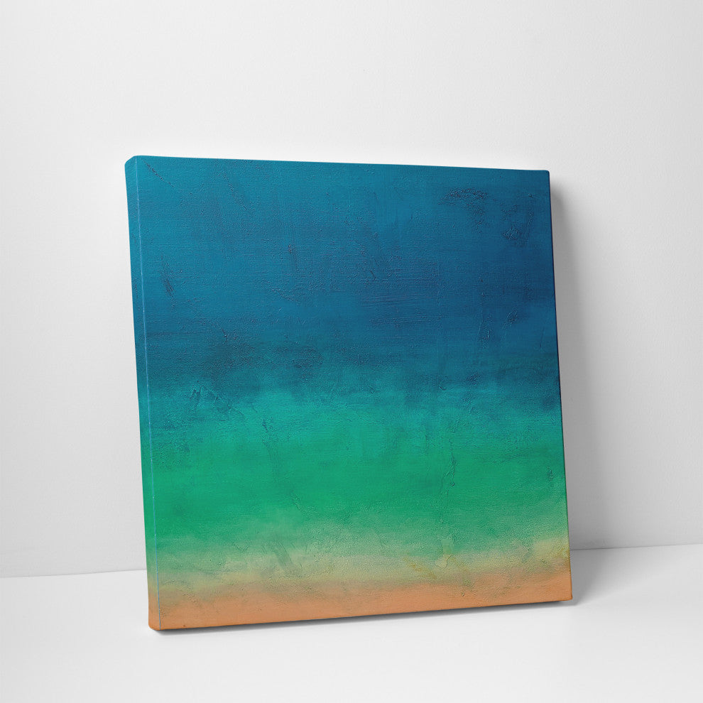Beach Scene' Wrapped Canvas Wall Art by Karen Moehr