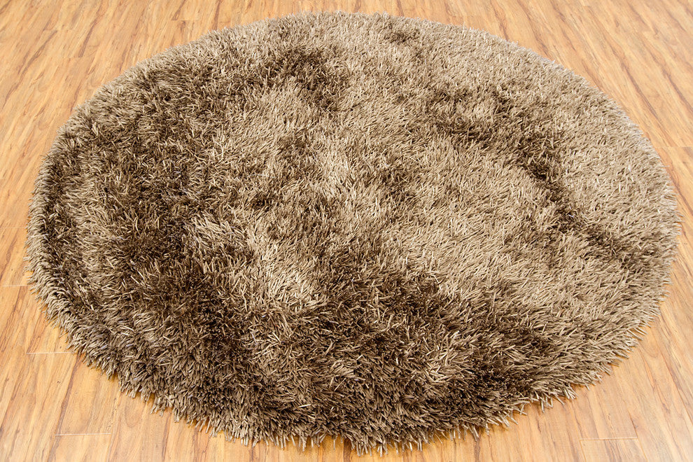 Tirish Contemporary Area Rug, 7'9" Round