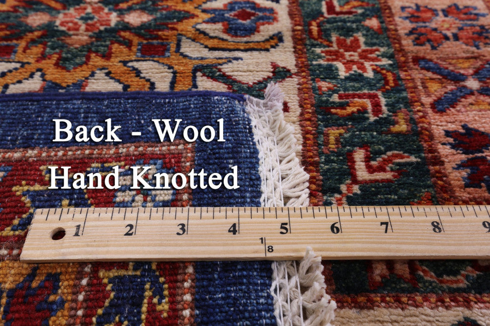 Super Kazak Hand Knotted Wool Rug 13' 0" X 17' 1" Q10309