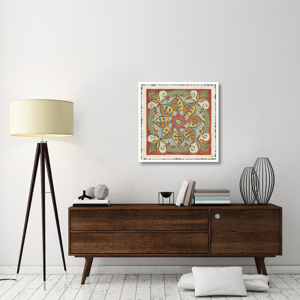 "Mediterranean Flair VIII" Digital Paper Print by Daphne Brissonnet, 32"x32"