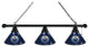 Holland Edmonton Oilers 3-Shade Billiard Light - Black Fixture