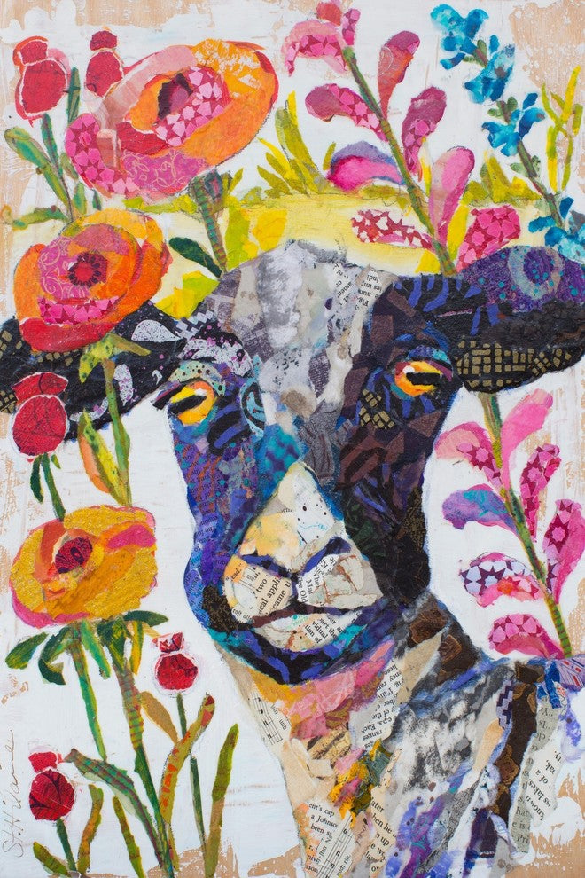 "Love Me" Painting Print on Wrapped Canvas, 12x18