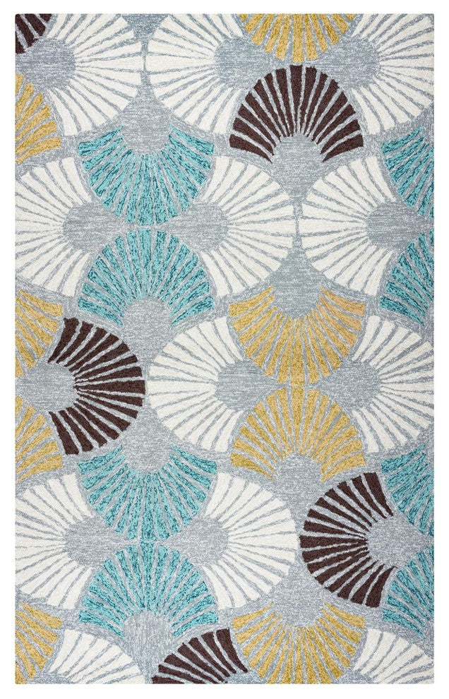 Rizzy Home Azzura Hill Collection Rug, 7''6"x9''6" Rug