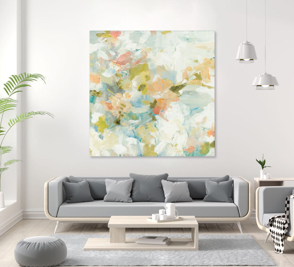 Rhythm & Flow V1 - 54 x 54 by Lisa Ridgers