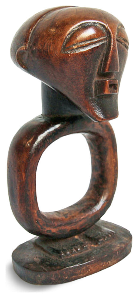 Consigned Vintage Wood Songye Figure