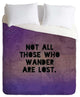 Deny Designs Leah Flores Those Who Wander Duvet Cover - Lightweight
