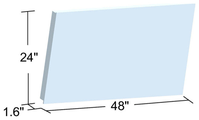 Rectangle Illuminated Bathroom/Vanity Wall Mirror, 48 Inch