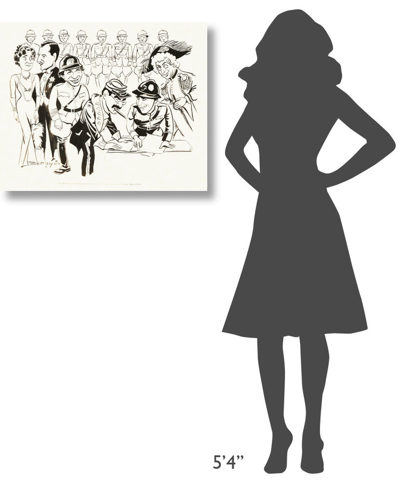 Marx Brothers, Duck Soup, Drawings 02, 30x25