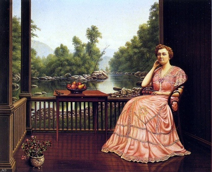 Levi Wells Prentice Afternoon Idyll, 20"x25" Wall Decal