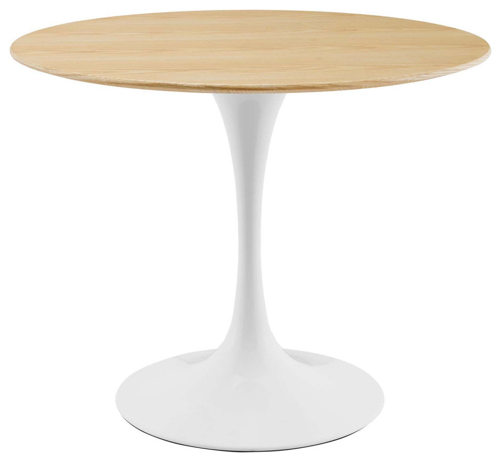Lippa 36" Dining Table White Natural