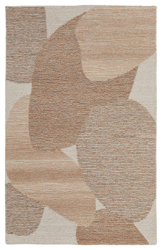 Middleton Modern Watercolor, Brown/Tan/Ivory, 5'x8' Area Rug