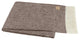 Italian Herringbone Throw, Chestnut Brown