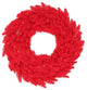 36" Red Fir Wreath Dural Led 100Rd 320T