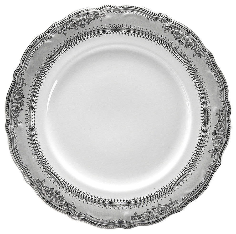Vanessa Bread and Butter Plates, Set of 6, Platinum