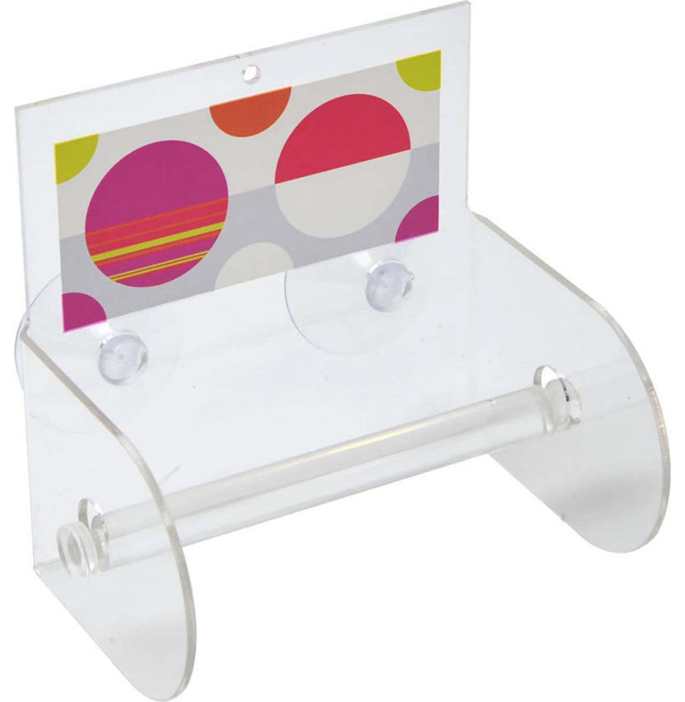 Eclats Toilet Paper Holder One Roll Tissue Dispenser Suction Mounted