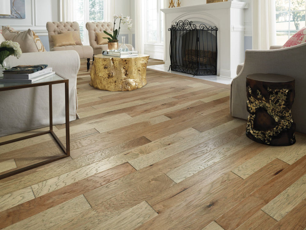 Shaw SW592 Fremont Hickory 5"W Heavy Scraped Engineered Hardwood - Pathway