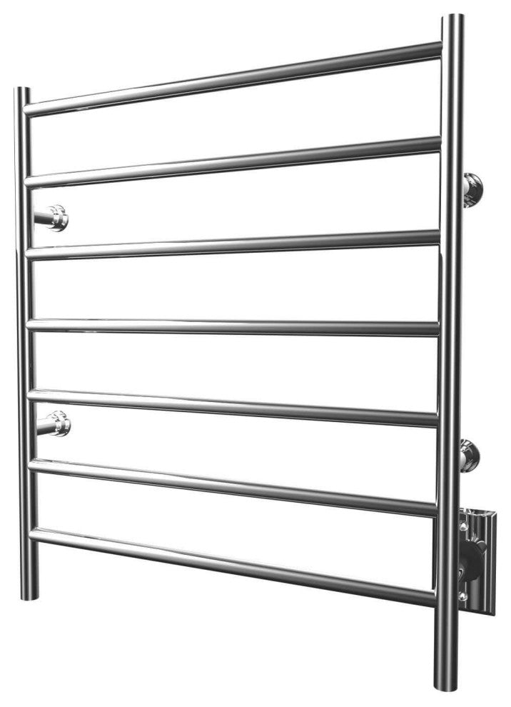 ICO Bath Linear Hardwired Electric Towel Warmer - Round Bar