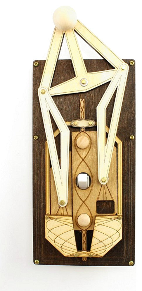 Art Deco Etched Single Switch Plate