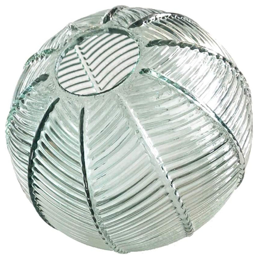 Plug In Glass Pendant Light Fixture, Modern Globe, Green
