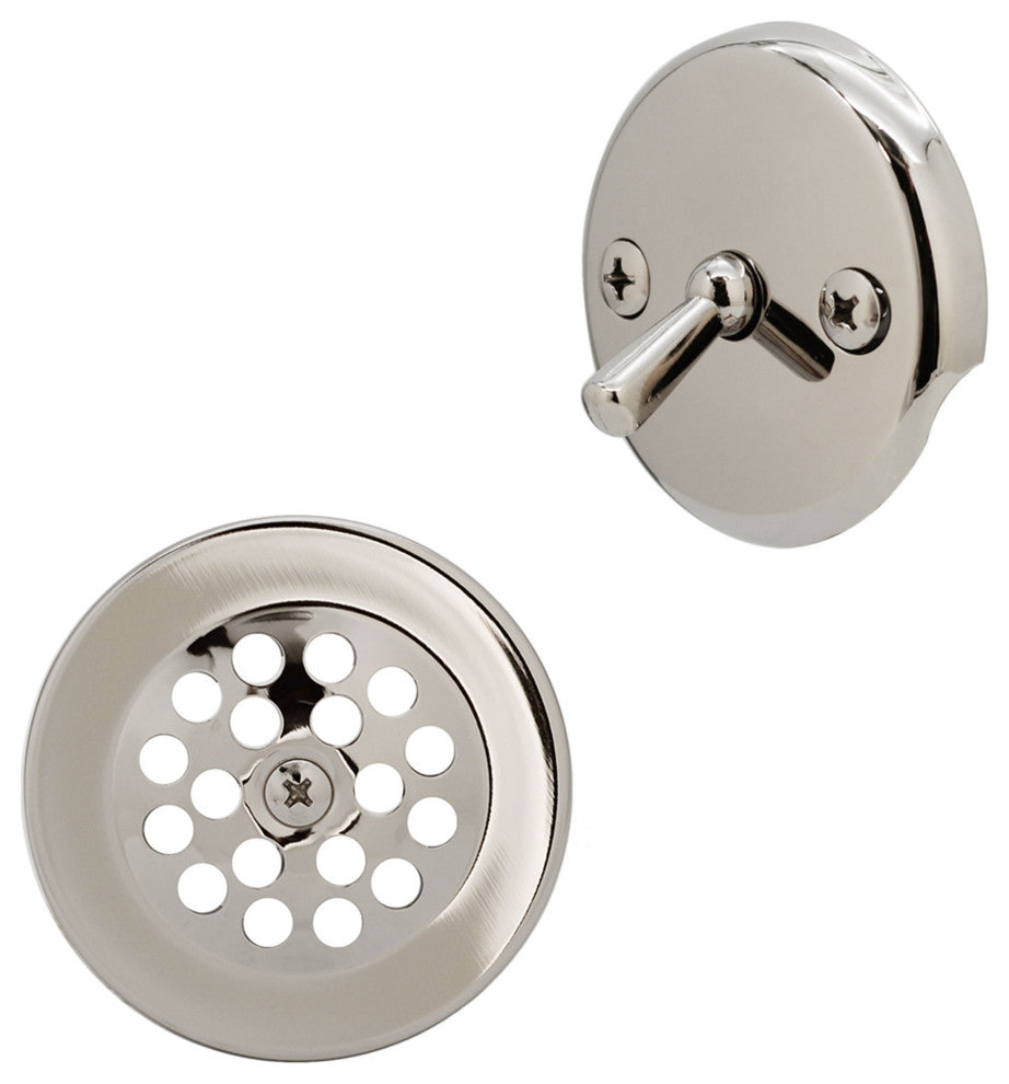Beehive Grid All Exposed Bath Waste - 22" Make-Up In Polished Nickel