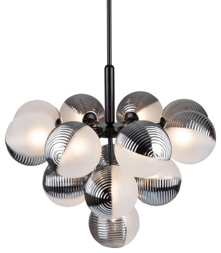 Bolla - 13-Light Chandelier - Black