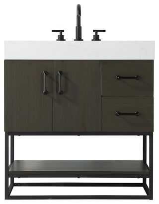 Elegant Lighting VF29232 Caroline 32" - Mocha Brown