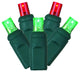 Vickerman X6G6523 50 Red-Green Wide Angle Led, 25' Christmas Mold Light Strand