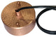 SoLuna Copper Pendant Light, Globe, Matte Copper, Large