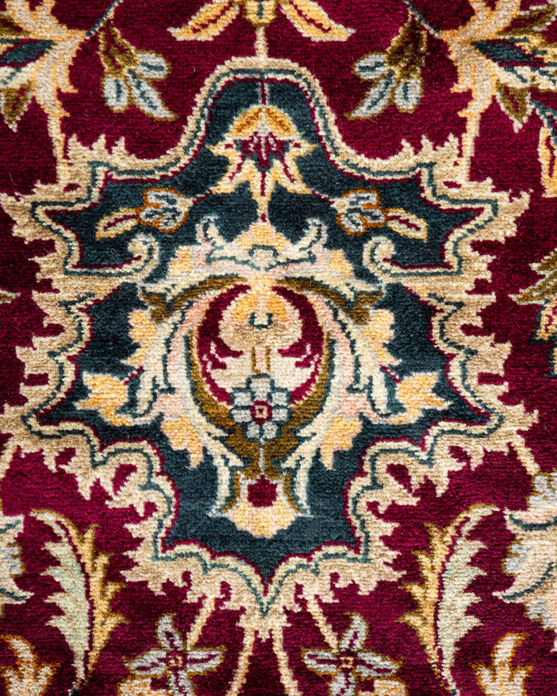 Mogul, One-of-a-Kind Hand-Knotted Area Rug Purple, 10' 5" x 13' 6"