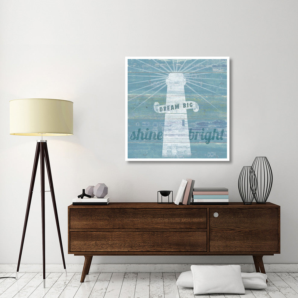 "Drift Lighthouse" Digital Paper Print by Sue Schlabach, 42"x42"