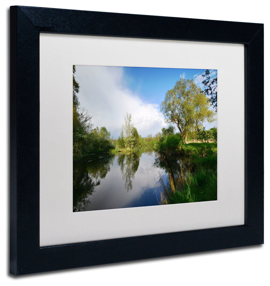 'Rise Above' Matted Framed Canvas Art by Philippe Sainte-Laudy