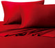 300 TC Silky 100% Bamboo Viscose Sheet Set, Red, King