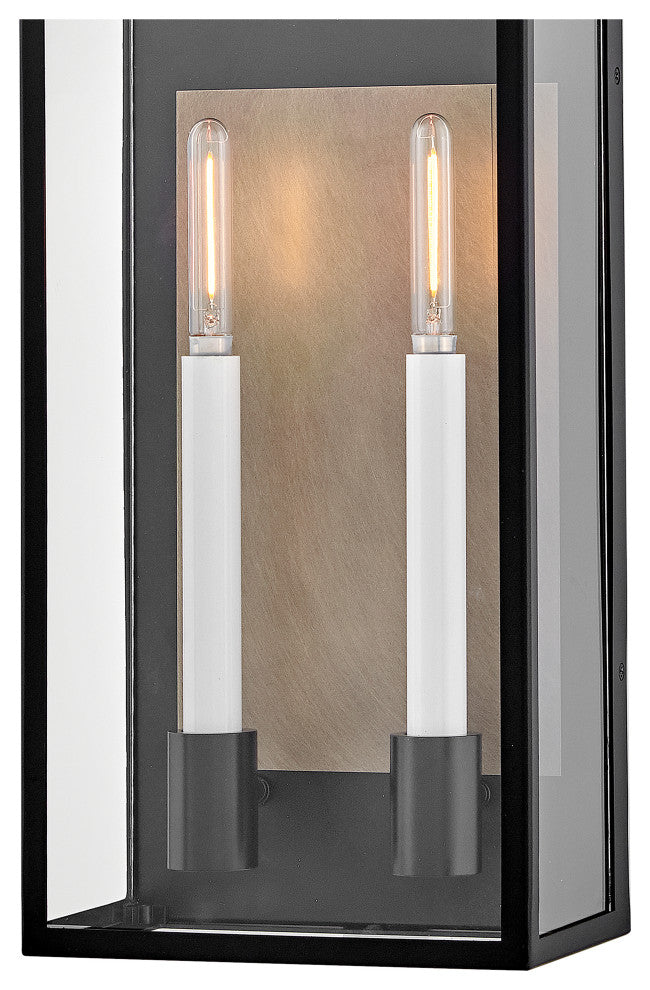 Hinkley Campbell Large Wall Mount Lantern, Black