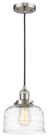 Innovations Bell LED Large Mini Pendant 201C-SN-G713-LED, Brushed Satin Nickel