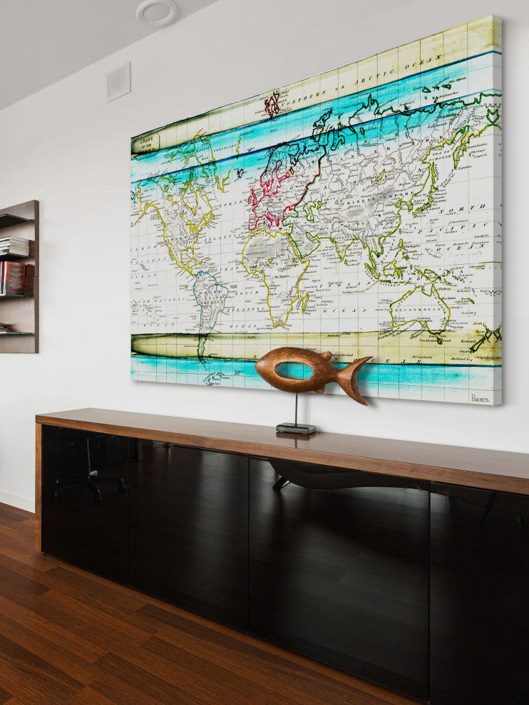 "Jet Setting" Fine Art Canvas Print, 24"x16"