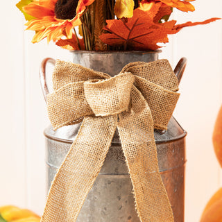 39.75"H Fall Sunflower Leaf Potted Tree