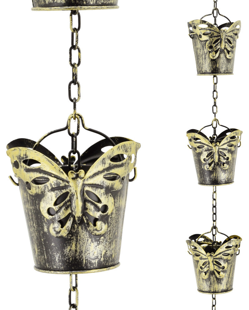 Rain Chain - Butterfly Pails