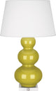 Robert Abbey RA-CI43X 1-Light Table Lamp, Triple Gourd