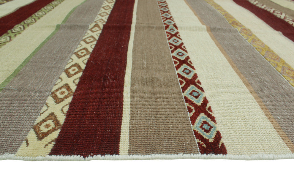 High-Low Kilim Ayobunmi Beige Rug