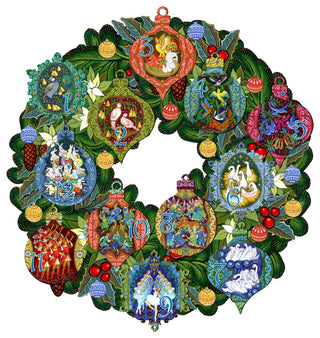 12 Days of Christmas Wreath W