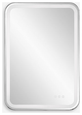 Crofton Lighted Vanity Mirror, Nickel