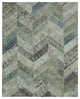 Rug N Carpet - Hand-Knotted Turkish 8' 0" x 10' 1" Unique Patchwork Area Rug