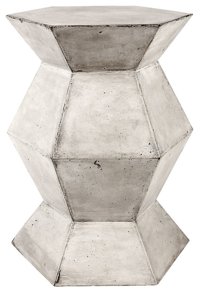 Dimond Home 157-016 Flanery Waxed Concrete Accent Table