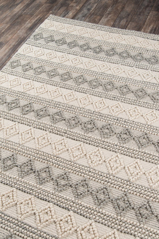 Momeni Andes Wool and Viscose Hand Woven Ivory Runner 2'3"x8'