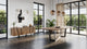 Modrest Mario Modern Walnut Veneer Buffet