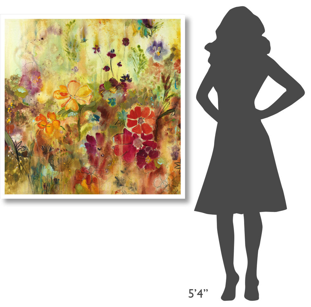 "Pretty Day" Digital Paper Print by Joan Elan Davis, 42"x42"