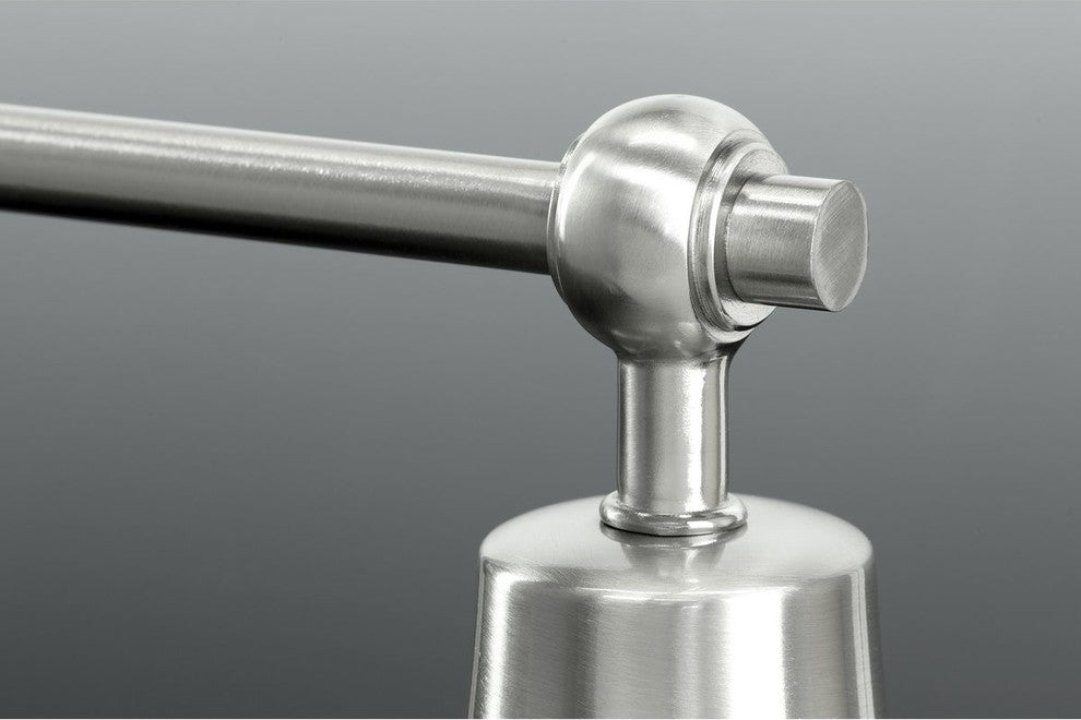 Bramlett Collection 4-Light Brushed Nickel Coastal Bath Vanity Light