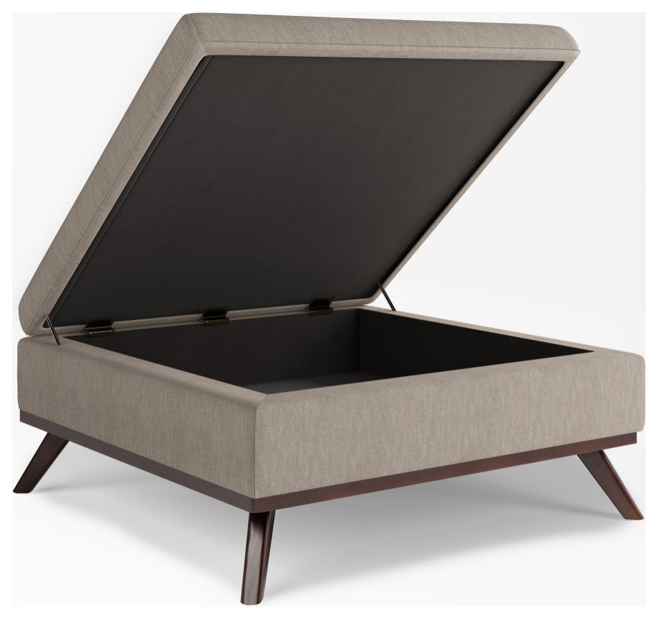 Owen Square Coffee Table Storage Ottoman