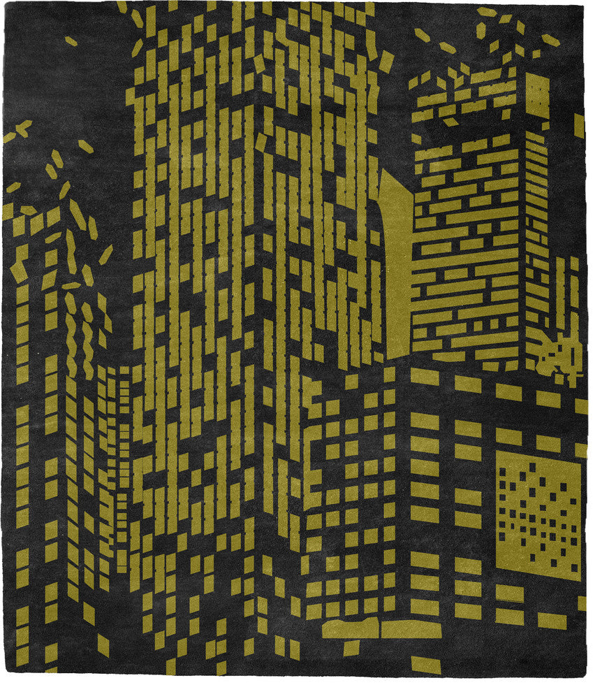Inception Signature Rug, 6' Square