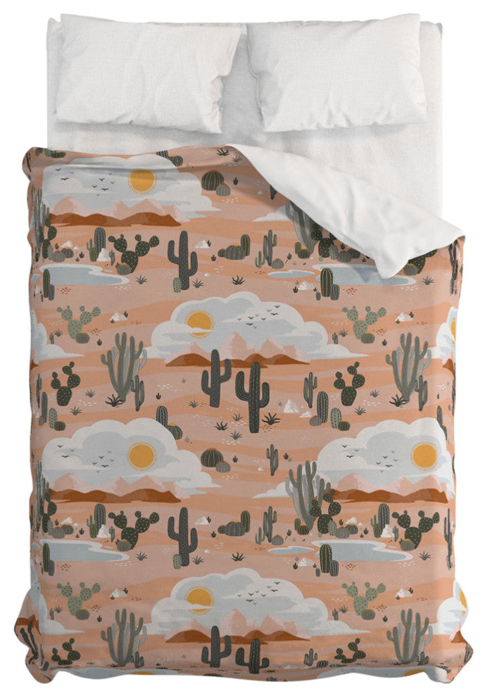 Avenie After The Rain Oasis Pattern Duvet Cover, Queen